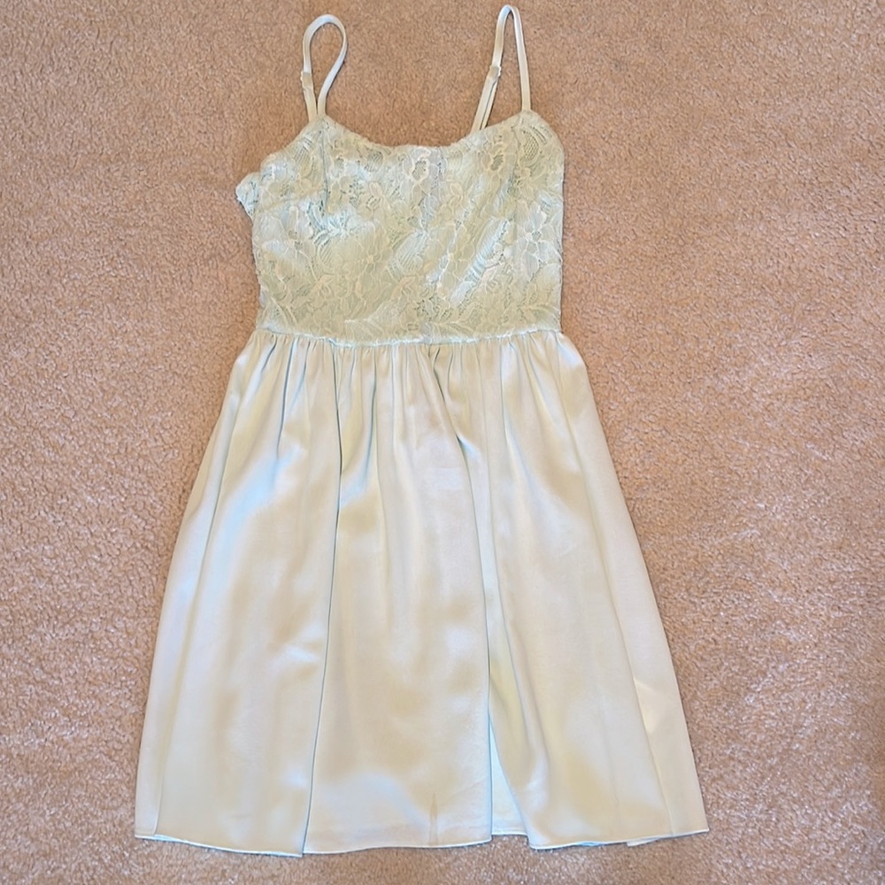 Light Blue Mini Dress